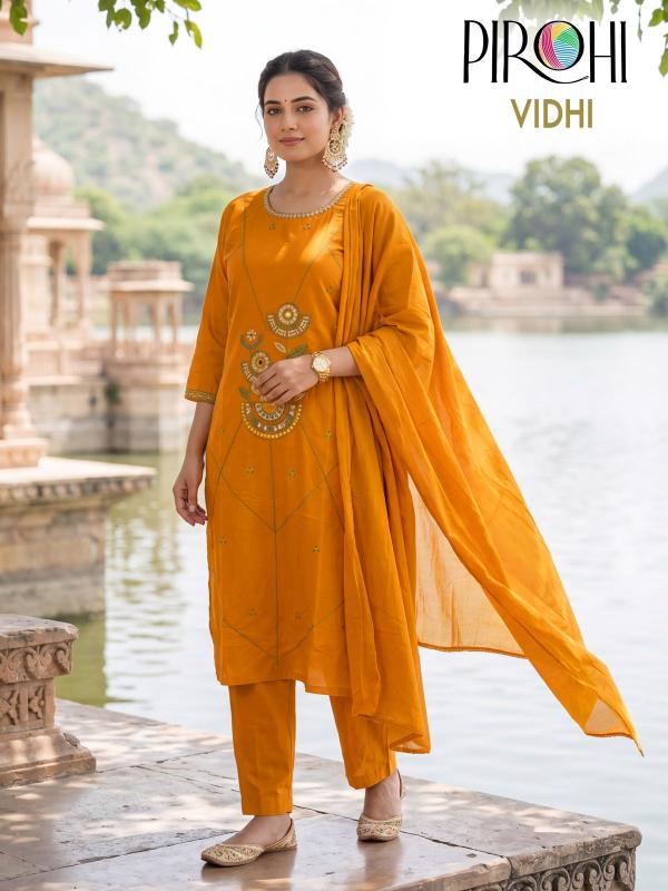 Pirohi vidhi 3pcs bhaanvi wholesaler kurti